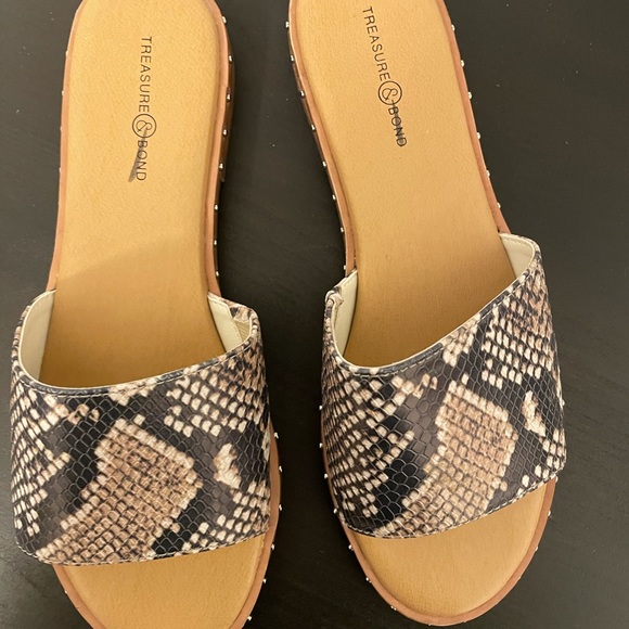 Treasure and bond mila slide sandals 8.5 - Picture 4 of 8